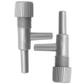 QUANBU Aquarium Fish OXygen Air Line Tubing Flow Control Valve 120 Pcs Gray. 