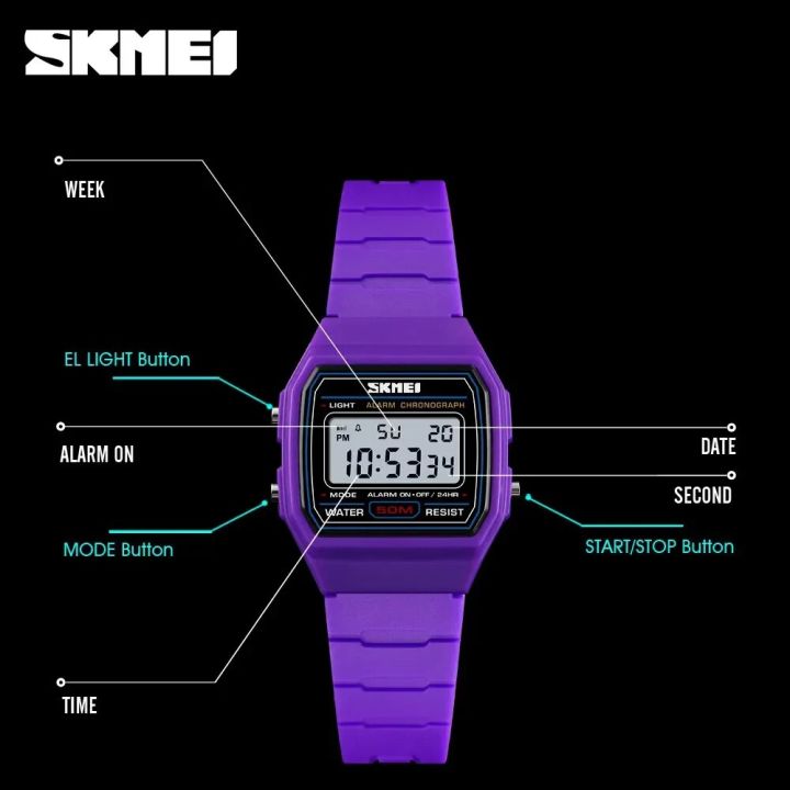 SKMEI%201460%20Children%20Luminous%20Digital%20Watches%20Shockproof%20Sport%20Style%20Waterproof%20Kids%20Wristwatch%20Boy%20Girl%20Clock%20reloj%20hombre%20-%20Image%204