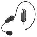 UHF Headset Wireless Microphone Professional Wireless Mic Set - black. 