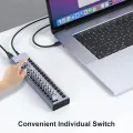Acasis USB Hub 5Gbps Hub USB 3.0 Splitter USB Splitter For Laptop Macbook Steam Deck For Data Transfer Charging Dock Station. 