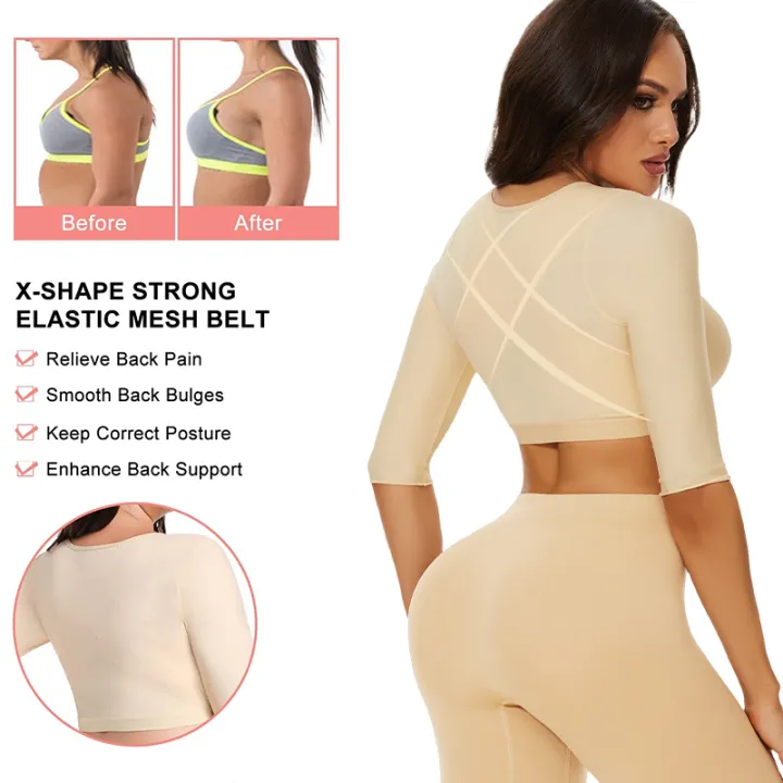 Upper%20Arm%20Shaper%20Sleeve%20Compression%20Top%20Women%20Push%20Up%20Breast%20Post%20Surgery%20Front%20Closure%20Bra%20Shapewear%20Back%20Support%20Cropped%20Tops%20-%20Image%204