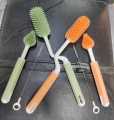 Silicone Feeder Bottole & Nipple Cleaning Brush [Without box]-1set. 