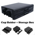 Car Radio Box Multipurpose Double Layers Compact Universal Double Single Din Radio Pocket Kit for Vehicle.