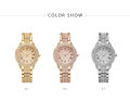 badgeLanz Live Popular Diamond-Embedded Roman Pattern Women's Watch Bracelet Cornucopia Women's Supply-waterproof fashion wrist watches business luxury watch. 