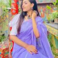 Tangail Half-Silk Muslin Than Saree - Stylish Casual & Party Wear - Suitable for Every Season. 