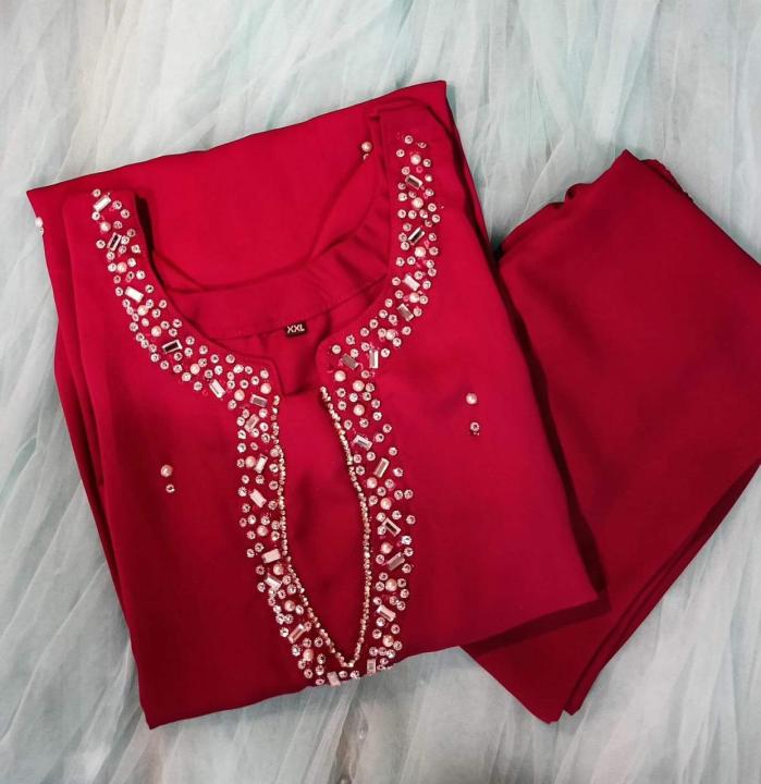Readymade%20%20%20Comfortable%20Silk%20With%20Stone%20Work%20Two%20%20Piece%20For%20Women%20-%20Image%207