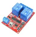 【ajwj】2 Channel 2CH DC 5V 12V 24V IR Remote Control Switch High-current Relay Module Board LED Status Indicator -24V. 