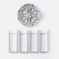 Retractable Desktop Bowl Holder Kitchen Organizer Plastic Drain Water Cup Shelf Cabinet Dishes Storage Rack Plate Storage Bayline. 