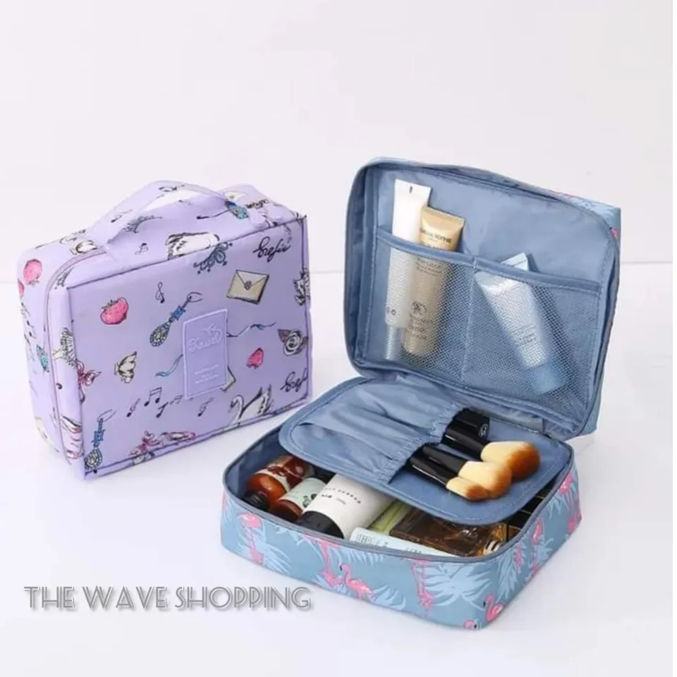 Waterproof Multifunctional Makeup Organizer Bag for Girls Large Capacity  Portable Cosmetic Bag for Female Travel Make up Bags and Organizers for 