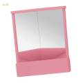 Non Reversing Mirror 23x19cm Versatile Use Stable Clear Cosmetic Stand Mirror for Bedroom. 