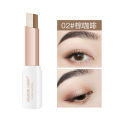 Eyeshadow Stick 2 In 1 Double Color Gradient Velvet Shadow Stick Eye Makeup Waterproof Lasting Shimmer Metallic Eyeshadow Makeup.
