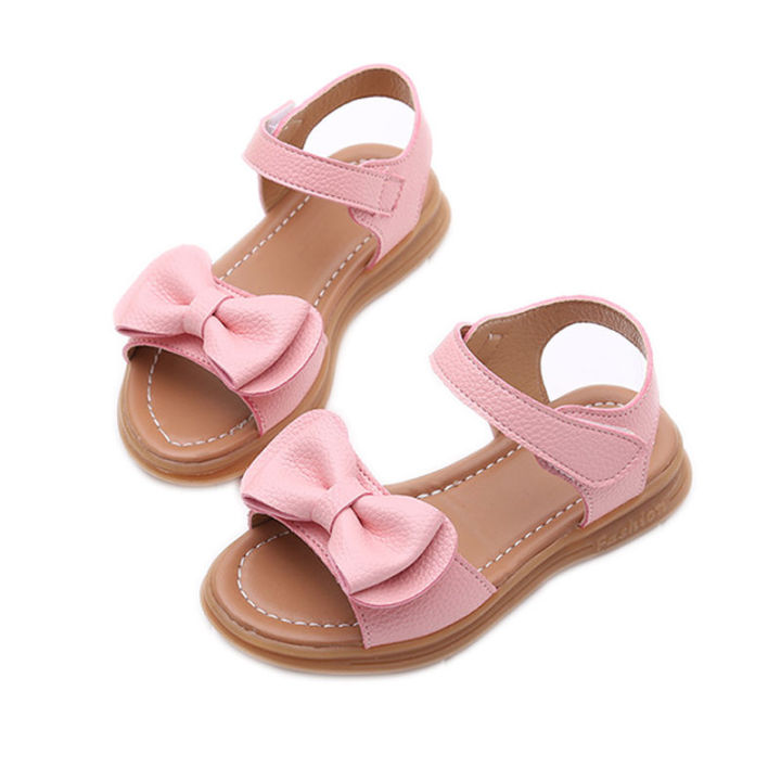 Summer Girls Sandals Children Casual soft bottom kids Sandals Girls princess shoes pink white 3 4 5 6 7 8 9 10 11 12-14Years Old