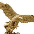 Eagle Figurine Statue Resin Table Crafts Tabletop Centerpiece Decoration for Office Living Room Home Decor Collection Hand Painted.