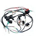 For Motorcycle ATV Pit Bike 50 70 90 110 125Cc Wiring Harness Full Complete Electrics Wiring Harness STATOR Parts. 