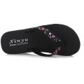 Women's  Fashionable And Casual Non-slip Wedge Beach Shoes And Slippers Shoes. 