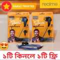 2 Pieces Realme Stereo Mobile Earphone ( Buy 1 Get 1 - Combo offer) - Headphone. 