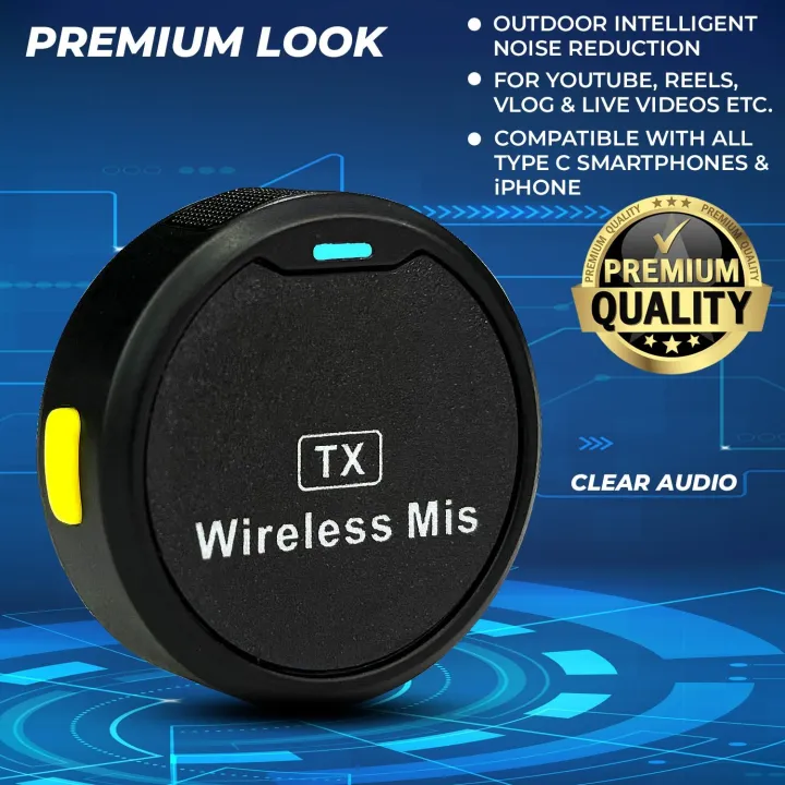 M1%20Round%20Shape%20Wireless%20Dual%20Microphone%20For%20iPhone%20And%20Type%20C%20Mobile,%20Magnetic%20Collar%20Noise%20Cancellation%20Microphone%20-%20Image%206