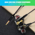 Wired Earbuds with Microphone - High Sound Quality In-Ear Headphones for Phone.