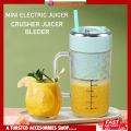 Portable hand mini electric juicer blender 300ml pink colors Juicer with handle fruit mixers. 