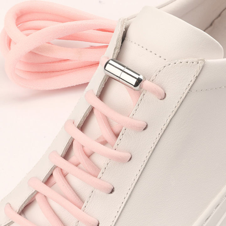 View of 【Limited Time Only】 Elastic Sneakers shoelace Metal Lock Lazy Laces for ...
