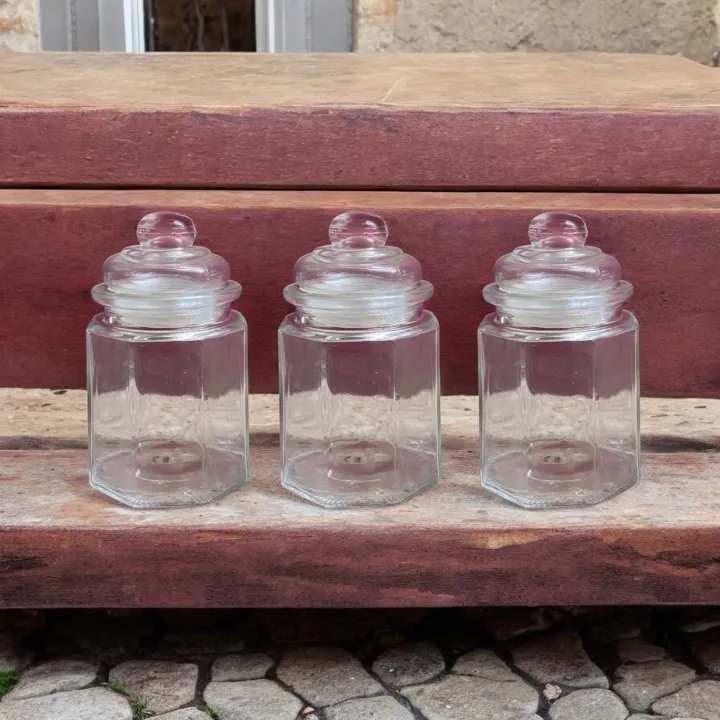 Home%20Centre%20Spice%20Jars%20-%20Set%20of%203,%20300%20ml%20Glass%20-%20Image%203
