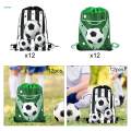 12x Drawstring Bag Outdoor for Swimming Gears Football Sporting Accessories.