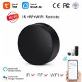 Tuya WiFi IR Universal Remote Controller All-in-One Wireless Controller Infrared Controller Compatible with Alexa Google Home Voice Control-black. 
