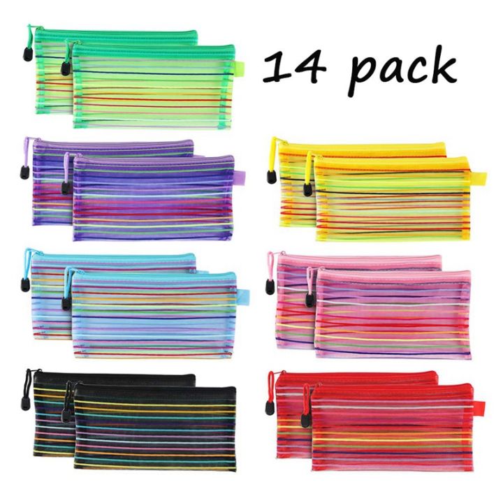 A6%20Zipper%20Mesh%20Pouch,%20Colorful%20Pencil%20Pen%20Bag%20Document%20Bag%20Storage%20Pouch%20for%20Travel%20Makeup,%20Offices%20Supplies,%20Travel%20Accessories%20(14%20Pieces)(null).%20-%20Image%203