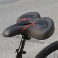 WEST BIKING Hollow Breathable Bicycle Saddle ,Red.