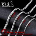 Beier Stainless Steel Necklace Trendy Chain Necklace Boy Men's Necklace Chain Silver Color LLBN1006. 