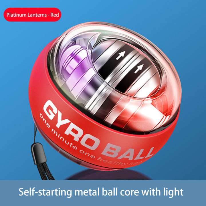 LED Gyroscopic Powerball Autostart Range Gyro Power Wrist Ball Arm Hand Muscle Force Trainer Fitness Equipment Daraz .bd