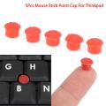 5Pcs Laptop Keyboard Trackpoint Pointer Mouse Stick Point Cap For Thinkpad IBM. 