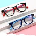 Anti Blue Light Kids Glasses Square Children Boy Girls Computer Optical Frame Reflective Blocking Eyeglasses Filter TR90 Frame.