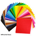 Nonwoven Felt Fabric 10x10cm Patchwork Cloth Bundle for Kids Scrapbooking DIY Lingxue. 