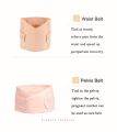 Postpartum Belt Body Recovery Shapewear Belly Slim Waist Cinchers Breathable Waist Trainer Corset Maternity Belly Belt Band.