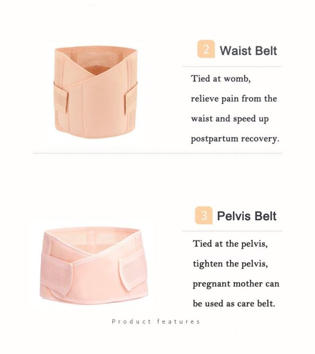 Postpartum%20Belt%20Body%20Recovery%20Shapewear%20Belly%20Slim%20Waist%20Cinchers%20Breathable%20Waist%20Trainer%20Corset%20Maternity%20Belly%20Belt%20Band%20-%20Image%207
