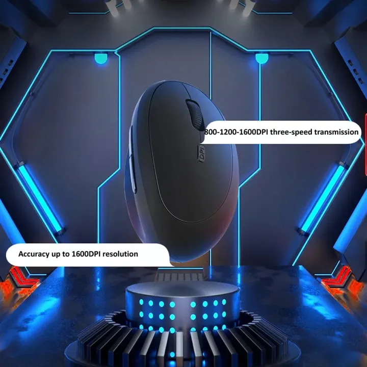 HKZA%202.4G%20Wireless%20Vertical%20Mouse%20Ergonomic%20USB%20Mouse%201600DPI%20Office%20Mice%20Pink%206D%20Mini%20Silent%20Gamer%20Mause%20for%20Computer%20Laptop%20PC%20-%20Image%204