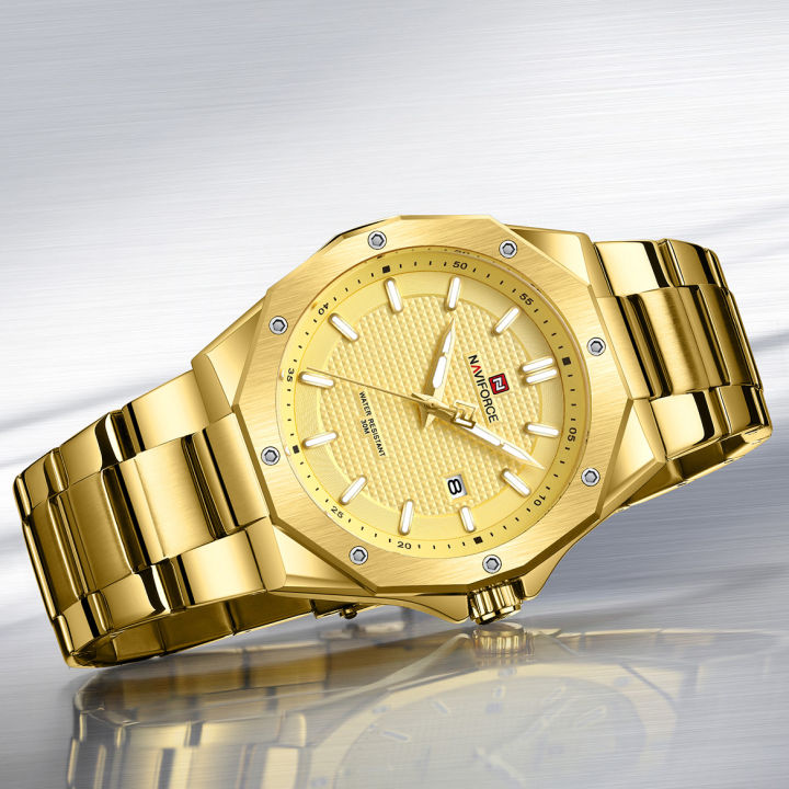 NAVIFORCE%20NF9200%20Golden%20Stainless%20Steel%20Analog%20Watch%20For%20Men%20-%20Golden%20-%20Image%204