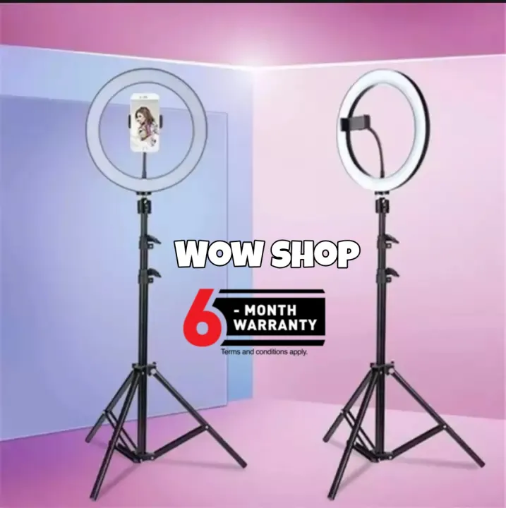Tripod%20Stand%20Ring%20Light%20Studio%20SET%20for%20Youtuber/Facebook%20live%20Video%20WITH%206%20MONTH%20WARRANTY%20-%20Image%202