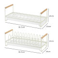 Kitchen Dish Storage Rack Cabinet Organizer Portable Dishes Drying Rack Plate Bowl Drying Rack Desktop Dish Holder Kitchen.