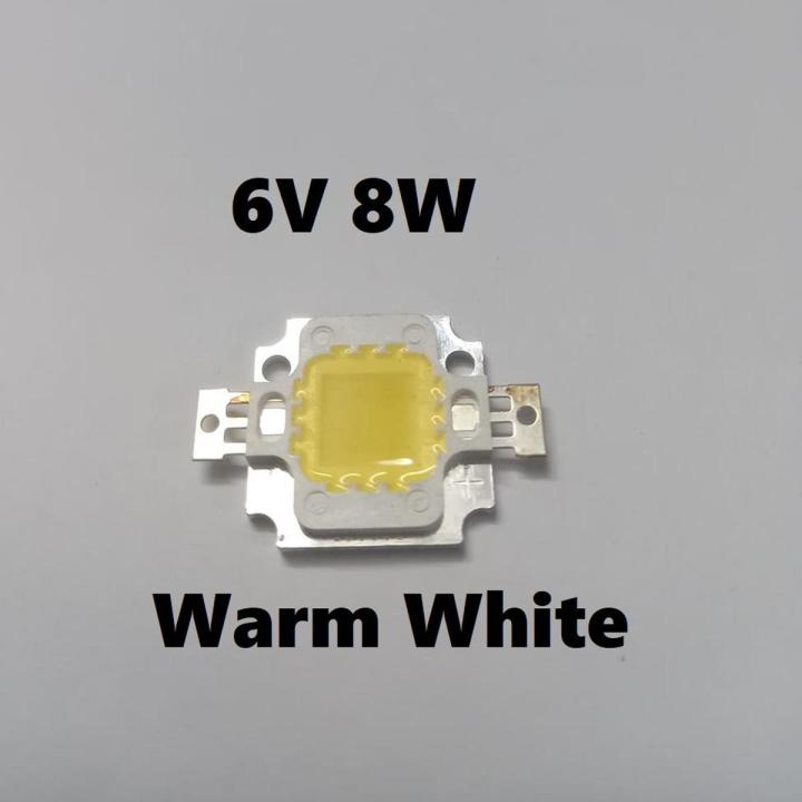 2020 8W WARM WHITE Color DC 6V 8W COB SMD LED Light Chip Warm White COB LED Light 6V COB LED Light 8W COB Light COB LED Chip 6V COB LED Chip 8W Light Bulbs