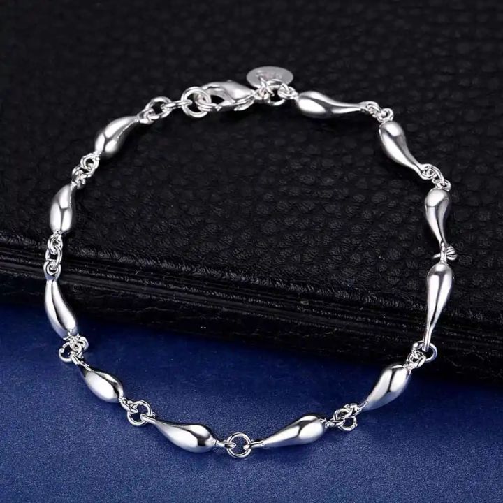 New%20925%20Sterling%20Silver%20Bead%20Heart%20High%20Quality%20Romance%20Bracelet%20Chain%20For%20Women%20Engagement%20Party%20Wedding%20Jewelry%20Gift%20-%20Image%206