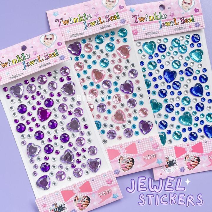 Twinkle Jewel Sticker 3D Large/Sticker Timbul Anak Permata