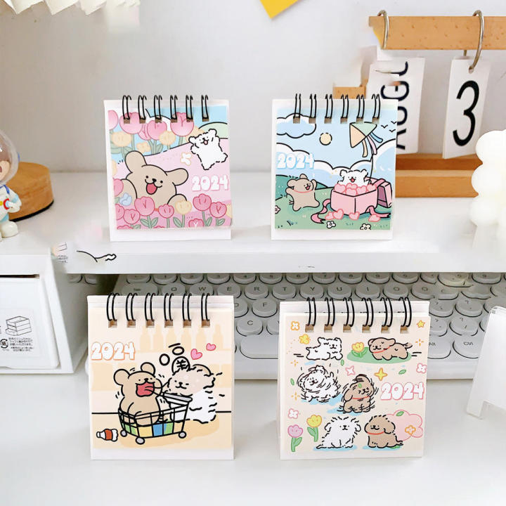 Cute%20Calendar%20Minimalist%20Calendar%20Student%20Desk%20Calendar%20Small%20Desk%20Calendar%20Line%20Dog%20Mini%20Calendar%20Coil%20Calendar%20-%20Image%206