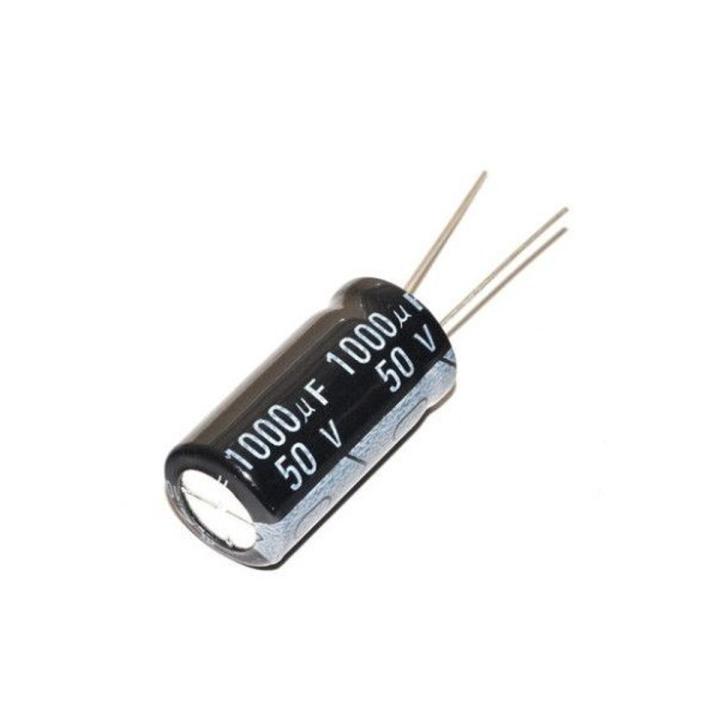 3Pcs- 1000uF 50V Electrolytic Capacitor 1000uF 50V Radial Polarized Aluminum Electrolytic Capacitor Electrical 2 Pin Leads | Daraz.com.bd