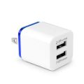 KOOYUTA 2 USB Mobile Phone Charger 5V2.1A/1A EU US Plug Wall Power Adapter For iPad iPhone Samsung HTC Cellphone. 