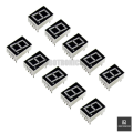 2Pcs 0.56 Inch Single Digit 7-Segment LED Display | Common Anode | Red Numeric Module for Arduino & DIY Projects. 
