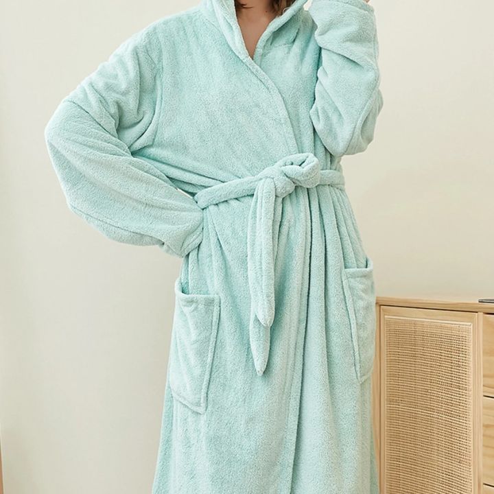 Luxurious%20Bathrobe,%20100%25%20Cotton%20Bathrobe%20for%20Women-Soft%20&%20Comfortable-1%20Piece%20-%20Image%204