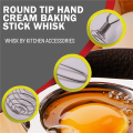 Spring Coil Wire Whisk Hand Mixer Egg Beater Stainless Steel Tool. 
