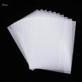 10 x Half Transparent Shrink Film Sheets Shrinkable Paper Craft Fine Polish. 